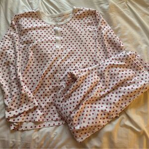 Roller Rabbit Pink Heart Pajama Set